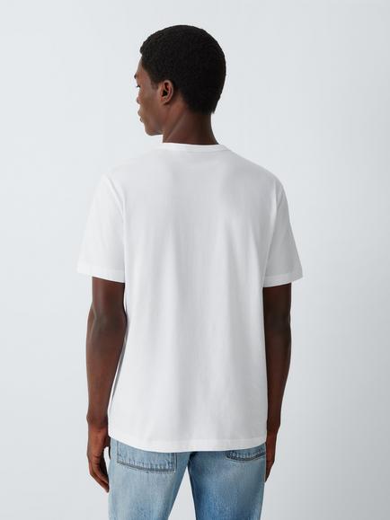 Belstaff Cotton Regular Fit Short Sleeve T-Shirt, White - view 2, White