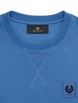 Belstaff Cotton Sweatshirt, Marine Blue - view 2, Marine Blue