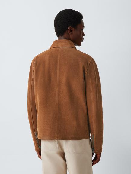 Belstaff Outland Calf Suede Jacket, Cork - view 2, Cork