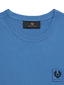 Belstaff Cotton Regular Fit Short Sleeve T-Shirt, Marine Blue - view 2, Marine Blue