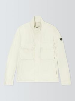 Belstaff Hayfield Cotton Blend Jacket, Silver Birch, Silver Birch