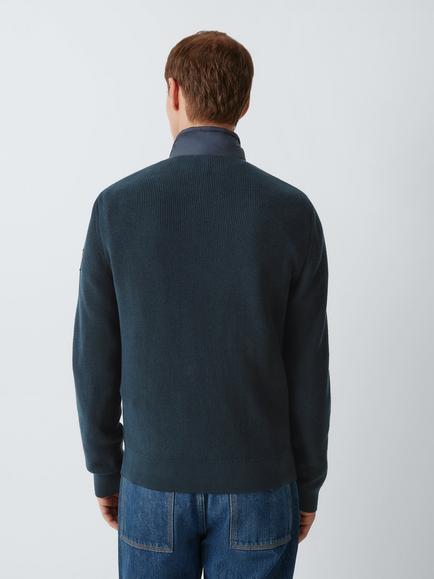 Belstaff Control Cardigan Hyrid Jacket, Dark Ink - view 2, Dark Ink