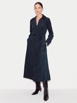 Jigsaw Baby Corduroy Shirt Dress, Navy, Navy