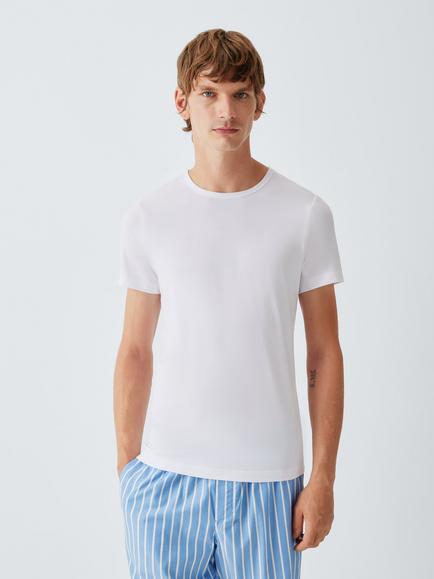 John Lewis Thermal T-Shirt, Pack of 2, White White, White White