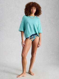 White Stuff Valley Bikini Bottoms, Blue, Blue