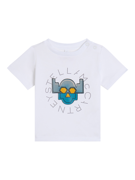 Stella McCartney Baby Hero T-Shirt, White, White