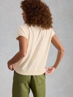 White Stuff Ginni T-Shirt, Natural - view 2, Natural