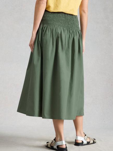 White Stuff Suri Skirt, Green - view 2, Green