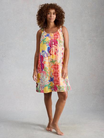 White Stuff Lilly Dress, Pink/Multi, Pink/Multi