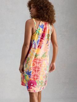 White Stuff Lilly Dress, Pink/Multi - view 2, Pink/Multi