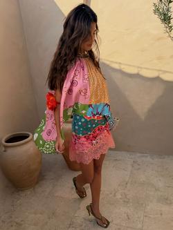 Never Fully Dressed Maeva Morocco Mini Skirt, Multi - view 2, Multi