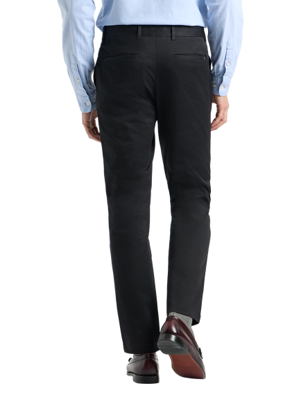 SPOKE Sharps Narrow Thigh Slim Chinos - view 2, Black