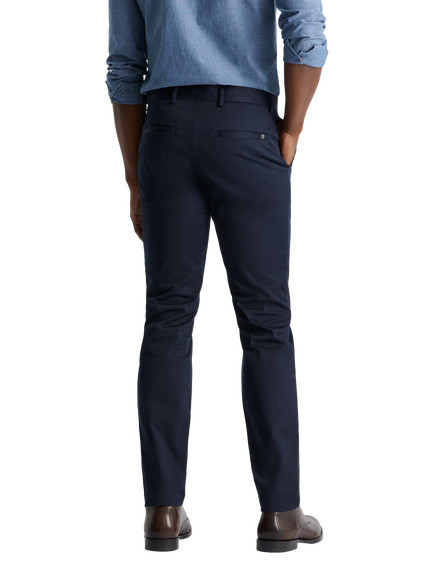 SPOKE Sharps Narrow Thigh Slim Chinos - view 2, Dark Navy