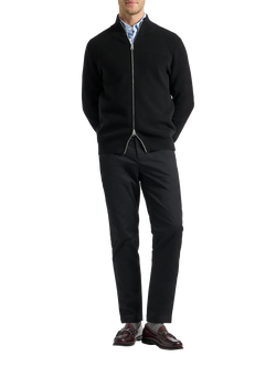 SPOKE Sharps Regular Thigh Slim Chinos, Black, Black