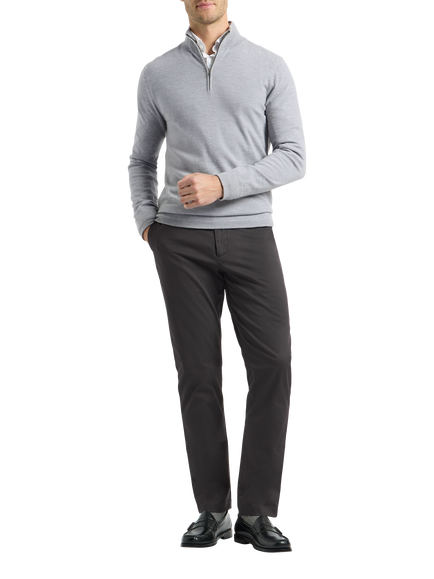 SPOKE Sharps Regular Thigh Slim Chinos, Charcoal, Charcoal