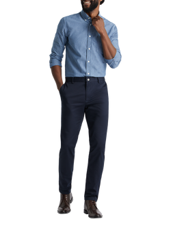 SPOKE Sharps Regular Thigh Slim Chinos Dark Navy, Dark Navy