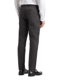 SPOKE Sharps Wide Thigh Slim Chinos - view 2, Charcoal