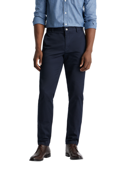SPOKE Sharps Wide Thigh Slim Chinos, Dark Navy, Dark Navy