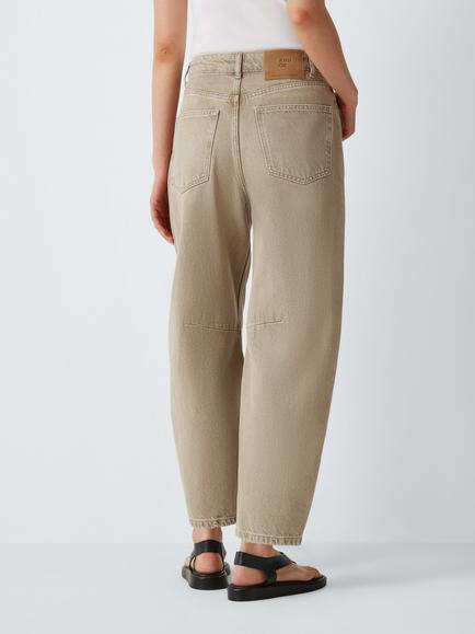 AND/OR Relaxed Barrel Leg Jeans - view 2, Washed Green