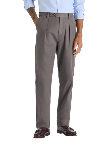 SPOKE Hackneys Narrow Thigh Relaxed Chinos, Graphite