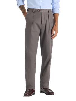 SPOKE Hackneys Regular Thigh Relaxed Chinos - view 2, Graphite