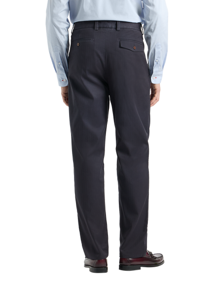 SPOKE Hackneys Wide Thigh Relaxed Chinos - view 2, Dark Navy