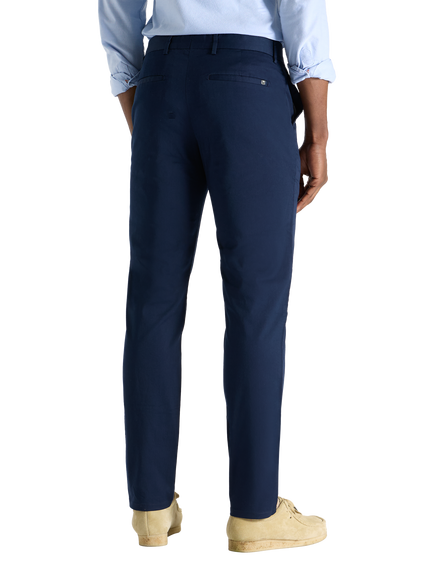 SPOKE Summer Sharps Narrow Thigh Slim Chinos - view 2, Navy