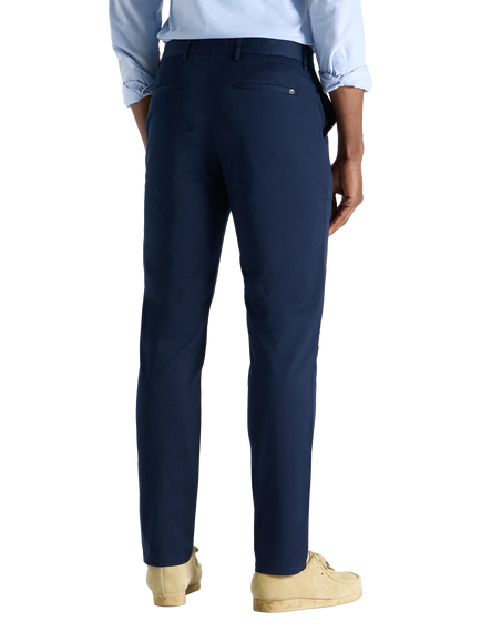 SPOKE Summer Sharps Wide Thigh Slim Chinos, Navy - view 2, Navy