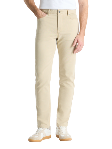 SPOKE Fives Wide Thigh Slim Fit Chinos, Khaki