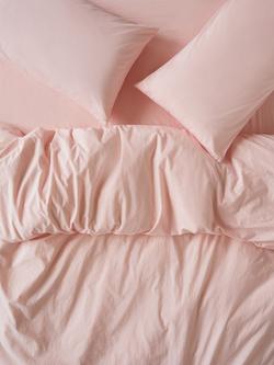 Piglet in Bed Washed Cotton Percale Bedding, Poetic Pink
