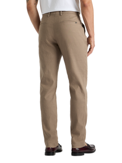 SPOKE Linen Blend Sharps Narrow Thigh Slim Chinos - view 2, Hopsack