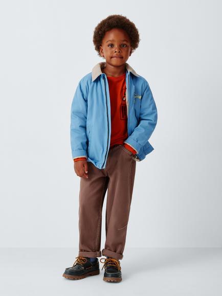 John Lewis Kids' Time to Play Long Sleeve Top, Pureed Pumpkin - view 2, Pureed Pumpkin
