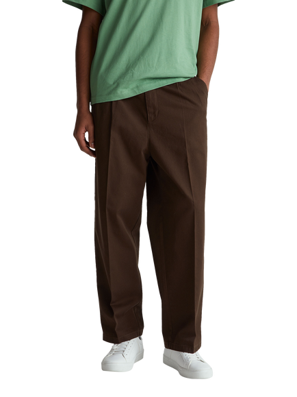 Benetton Cotton Gabardine Straight Leg Chinos, Brown, Brown