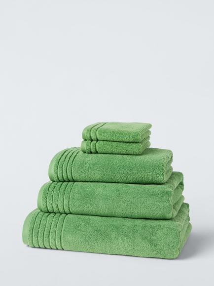 John Lewis Ultra Soft Cotton Towels, Clover