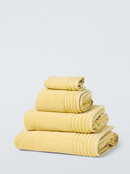 John Lewis Ultra Soft Cotton Towels, Buttercup