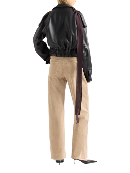 7 For All Mankind Stovepipe Straight Leg Cord Jeans, Light Brown - view 2, Light Brown