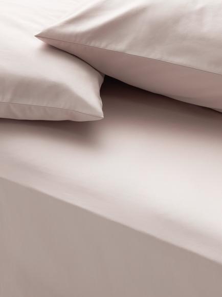 John Lewis Egyptian Cotton Sateen 800 Thread Count Deep Fitted Sheet, Pink Tint