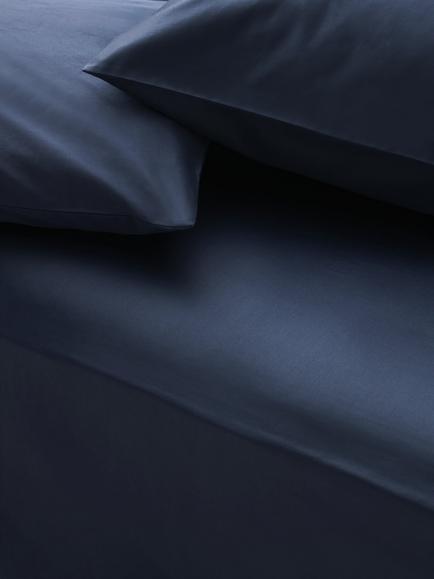 John Lewis Egyptian Cotton Sateen 800 Thread Count Deep Fitted Sheet, Midnight