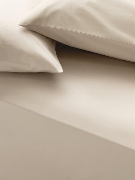 John Lewis Egyptian Cotton Sateen 800 Thread Count Deep Fitted Sheet, Cashew