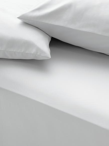 John Lewis Egyptian Cotton Sateen 800 Thread Count Deep Fitted Sheet, Light Grey