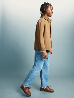Mango Kids' Denim Jacket, Tobacco, Tobacco