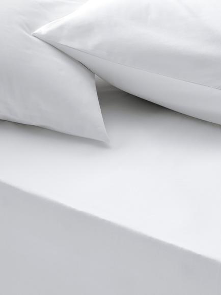John Lewis Egyptian Cotton Sateen 1000 Thread Count Deep Fitted Sheet, White, White