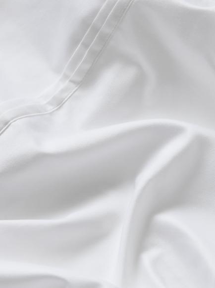 John Lewis Hotel Cotton Sateen 500 Thread Count Flat Sheet, White - view 2, White