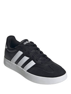 adidas Barreda Lace Up Trainers, Black/White - view 2, Black/White