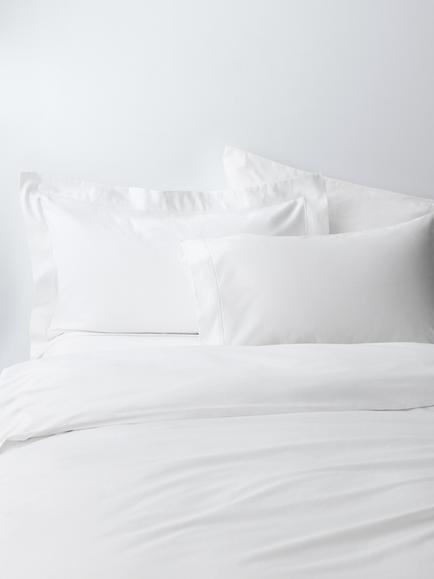 John Lewis Egyptian Cotton Sateen 800 Thread Count Bedding, White