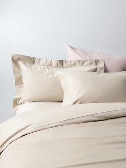 John Lewis Egyptian Cotton Sateen 800 Thread Count Bedding, Cashew