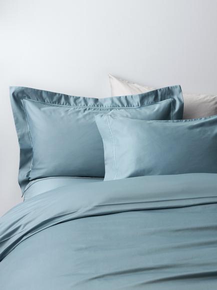 John Lewis Egyptian Cotton Sateen 800 Thread Count Bedding, Nordic Blue