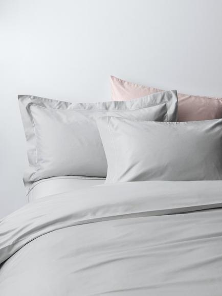 John Lewis Egyptian Cotton Sateen 800 Thread Count Bedding, Light Grey