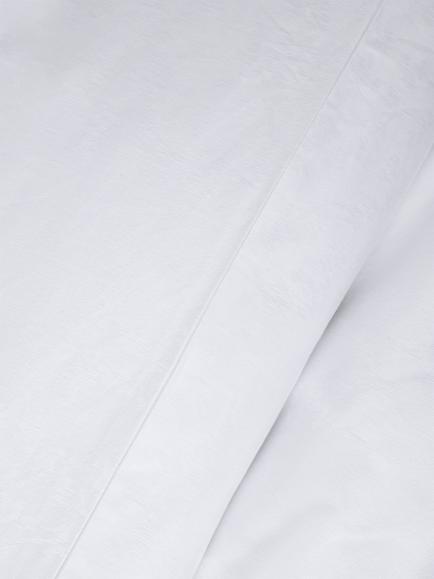 John Lewis Foliage Jacquard Duvet Cover Set, White - view 2, White