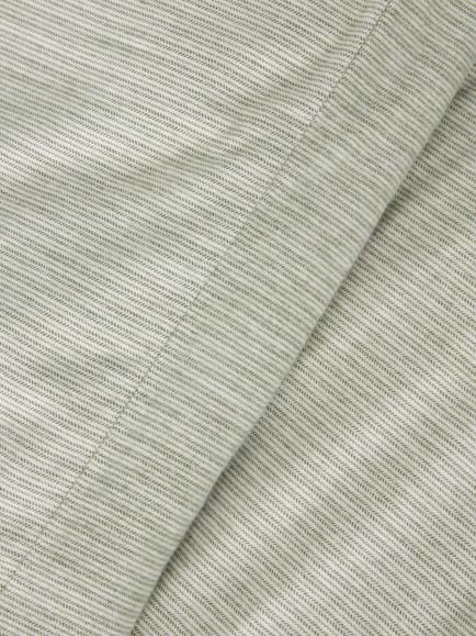John Lewis Glencoe Cotton Weave Duvet Cover Set, Avocado - view 2, Avocado